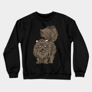 Persian cat - fluffy & beautifull - Gift idea for cat fans Crewneck Sweatshirt